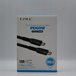 Ezra PD60W USB-C to USB-C Data Cable, 1M, DC196
