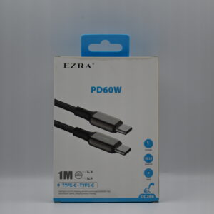 Ezra PD60W USB-C to USB-C Data Cable, 1M, DC286