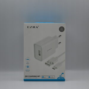 Erza 2 in 1 USB-A Charger set with USB-Micro Cable, HC113